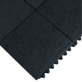 24/Seven GR Anti Fatigue Solid Mat 5/8" Thick 3' x 3' Black