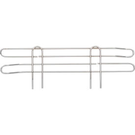 Super Erecta Chrome Shelf Ledge, 18"W x 4"H