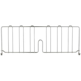Chrome Shelf Divider, 24"L x 8"H