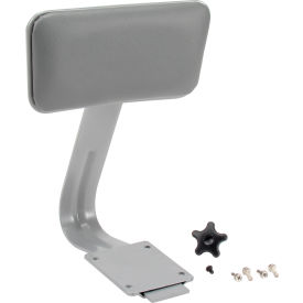 Padded Vinyl Backrest for Shop Stools - Gray