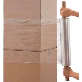 Stretch Wrap Extended Core Handle, Cast, 90 Gauge, 20"Wx1000'L, Clear