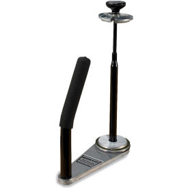 Stretch Wrap Dispenser, Rubber Handgrip, For 12"-18"W Roll