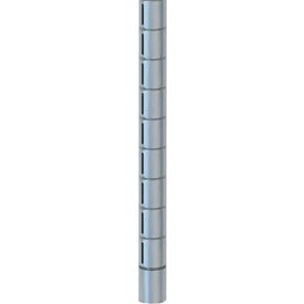 qwikSLOT Super Erecta Brite Shelving Post, Mobile Ready, 63"H
