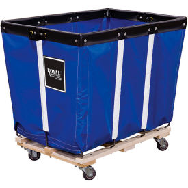 18 BU-Standard-Duty Basket Truck - Vinyl Liner - 4 Swivel Casters - Blue