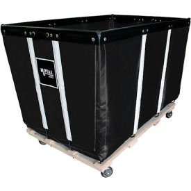 24 BU-Heavy-Duty Basket Truck - Vinyl Liner - 4 Swivel Casters - Black