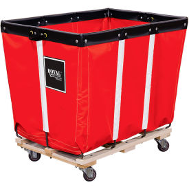 18 BU-Standard-Duty Basket Truck - Vinyl Liner - 4 Swivel Casters - Red