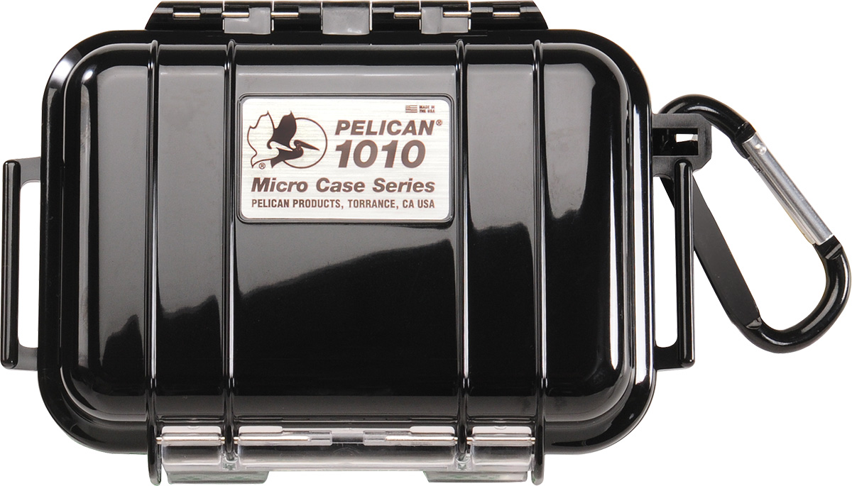 1010 Watertight Micro Case with Liner 5.88" x 4.06" x 2.12", Black