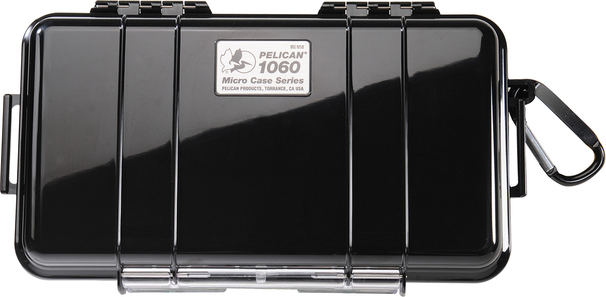 1060 Micro Case, 9.37" x 5.56" x 2.62", Black