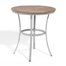 Travira 36" Cafe Bar Table, Tekwood Vintage