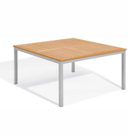 Travira 60" Square Dining Table, Tekwood Natural