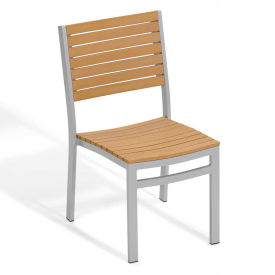 Travira Stacking Side Chair, Tekwood Natural, 2/pack