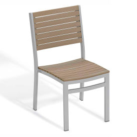 Travira Stacking Side Chair, Tekwood Vintage, 2/pack