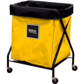 8 Bu Yellow Vinyl X-Frame Cart