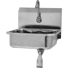 605L Wall Mount Sink With Single Knee Pedal Valve