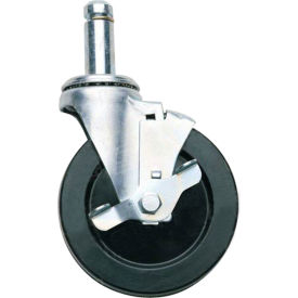 5" Conductive Stem Casters for Super Erecta Industrial Wire Shelving, Swivel With Brake