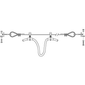 Tagline Kit, 12' Festoon Cable, Cable Hanger, Brackets, Clamps