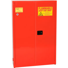 Paint/Ink Safety Cabinet with Manual Close - 30 Gallon Red