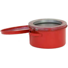 Bench Can - Metal - Red - 1 qt.