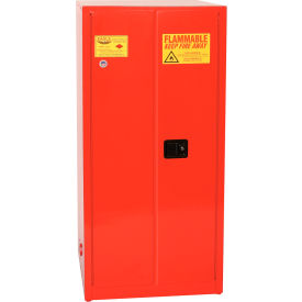 Paint/Ink Safety Cabinet with Self Close - 96 Gallon Red