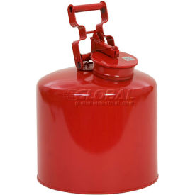 Disposal Can Galvanized - Red - 5 Gallons