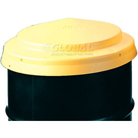 Yellow High Density Polyethylene (HDPE) Drum Cover - For Closed Head Drums