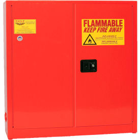 Paint/Ink Safety Cabinet with Manual Close - 24 Gallon Red