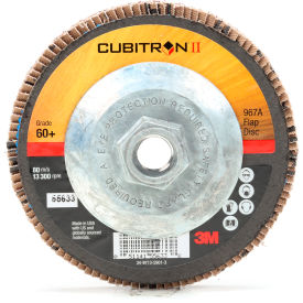 Cubitron II Flap Disc 4-1/2" x 5/8-11 T27 Ceramic Grain 60+ Grit