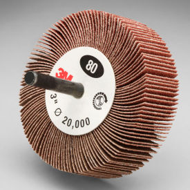 Flap Wheel Type 83 244D 3" x 1" x 1/4" 120 Grit Aluminum Oxide