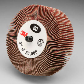 Flap Wheel Type 84 244D 3" x 1" x 1/4-20 External 60 Grit Aluminum Oxide