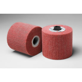 Match and Finish Flap Brush 4-1/2" x 4" x 5/8-11 Medium Alum. Oxide