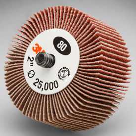 Flap Wheel Type 84 244D 2" x 1" x 1/4-20 External 80 Grit Aluminum Oxide