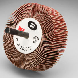 Flap Wheel Type 83 244D 3" x 1/2" x 1/4" 80 Grit Aluminum Oxide