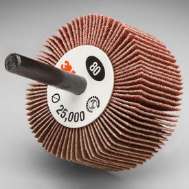 Flap Wheel Type 83 244D 2" x 1" x 1/4" 80 Grit Aluminum Oxide
