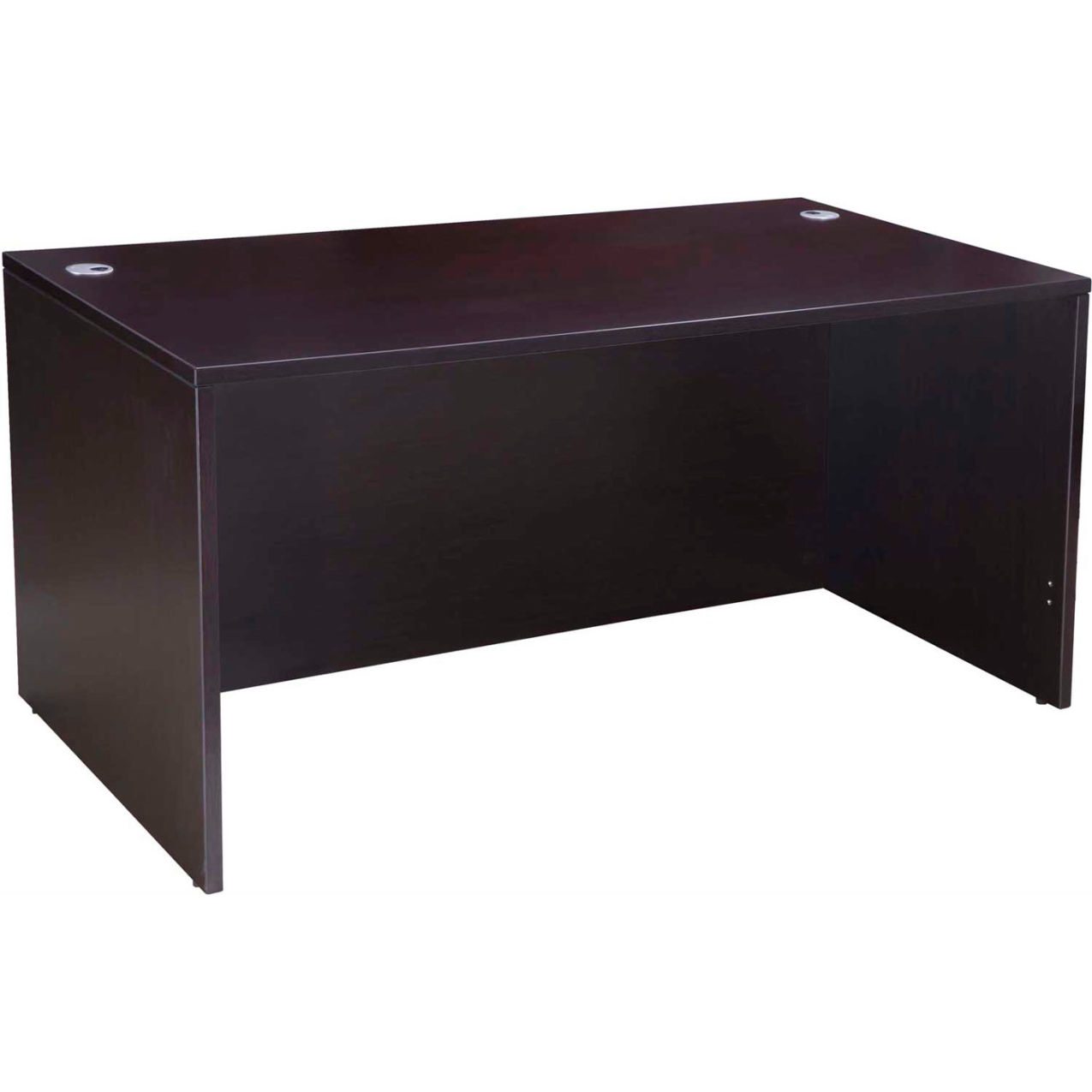 Desk Shell, 60"W x 30"D, Mocha
