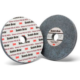 Deburr and Finish PRO Unitized Wheel DP-UW 6" x 1" Ceramic Grain MED