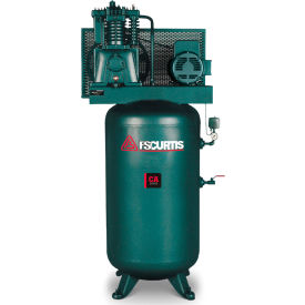 5HP Two-Stage Air Compressor, Vertical, 80 Gallon, 175PSI, 37CFM, 1-Phase 230V