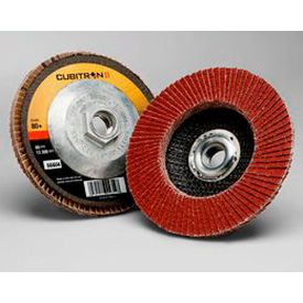 Cubitron II Flap Disc 967A 7" x 5/8-11 INT 60 Grit Ceramic Grain Type 27 Wheel
