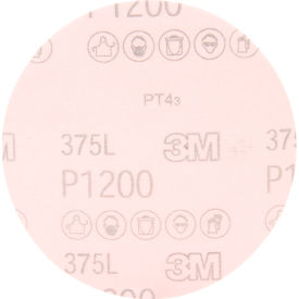Hookit Film Disc 375L 5" X NH P1200 Grit Aluminum Oxide