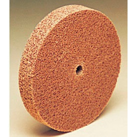 Cut and Polish Unitized Wheel 3" x 1/2" x 1/4" MED Grit Aluminum Oxide