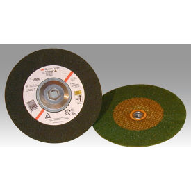 Green Corps Depressed Center Wheel 7" x 1/4" x 5/8-11 INT 36 Grit Ceramic