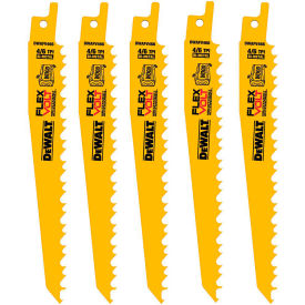 Flexvolt 6 TPI Reciprocating Blade (5 Pack) 6"
