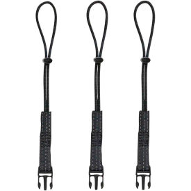 Squids 3103 Accessory Kit, Detachable Loops, Nylon, Black, 3-Pack