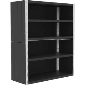 Preconfigured Enclosed Shelving Kit 60"W x 24"D x 72"H - 5 Shelf