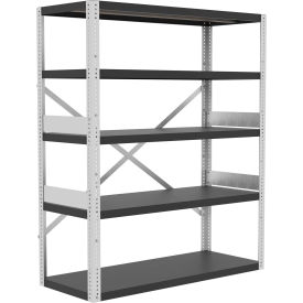 Preconfigured Open Shelving Kit 60"W x 24"D x 72"H - 5 Shelf