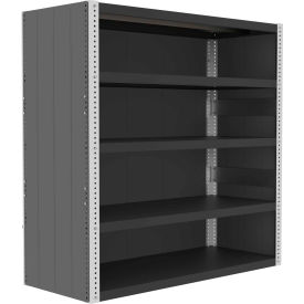Preconfigured Enclosed Shelving Kit 60"W x 24"D x 60"H - 5 Shelf