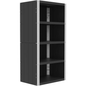 Preconfigured Enclosed Shelving Kit 36"W x 24"D x 72"H - 5 Shelf