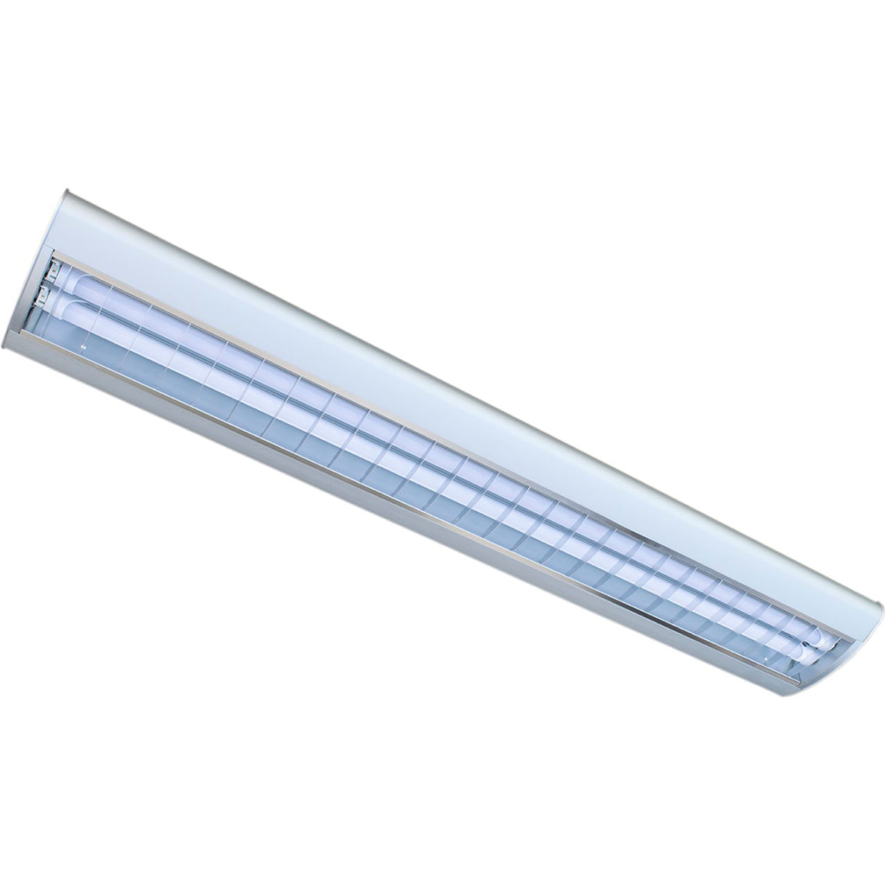LED Ready Suspended Streamline T8 Fixture - Unlamped, G13 sockets