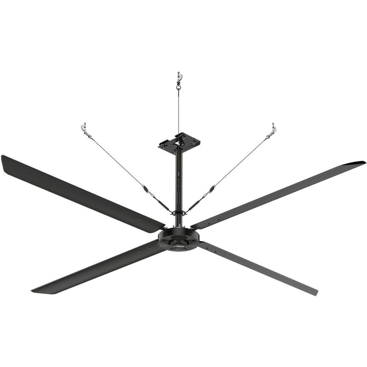 ECO 14' HVLS Ceiling Fan with 2.5'-4' Downrod, 200-240V, 1 Phase