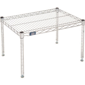 Chrome Wire Dunnage Rack - 24"W x 18"D x 14"H