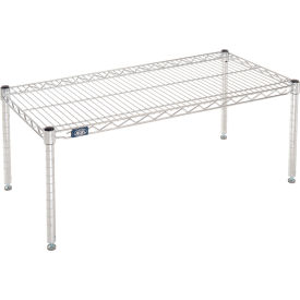 Chrome Wire Dunnage Rack - 36"W x 18"D x 14"H